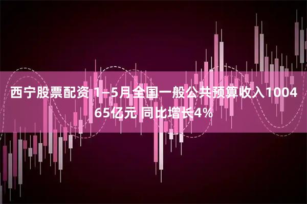 西宁股票配资 1—5月全国一般公共预算收入100465亿元 同比增长4%
